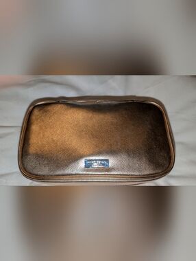 Henri Bendel Jewelry Case Zip Travel Organizer RARE Rose Gold GUC
